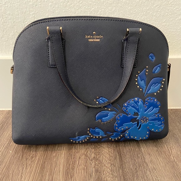 One of a kind Kate Spade Navy Satchel purse